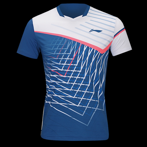 image de Tee-shirt Li-Ning AAYT064 lady bleu foncé